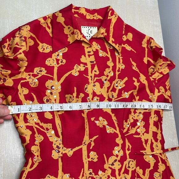 Ice silk matka wrap blouse - Picture 7 of 8